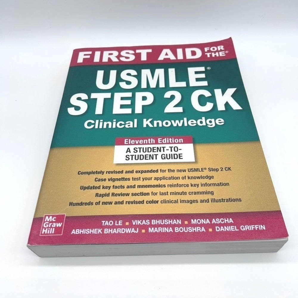 First Aid USMLE Step 2 CK Clinical Knowledge 11th Edition McGraw Hill 2022